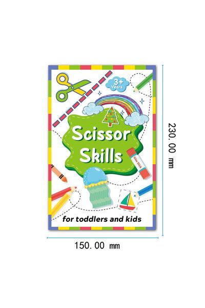 Choice1 TYPE B Scissor Skills Activity Book - Interactive Paper Cutting Pract...