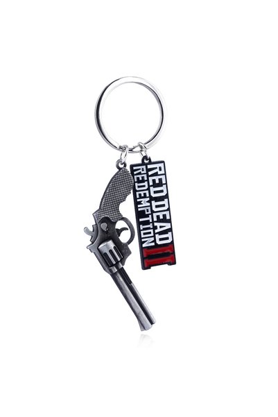 Choice K00423-01 لعبة RDR2 Arthur Morgan Revolver Keyring Red Dead Redemption...