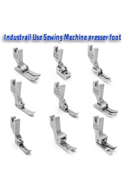 Choice 9pcs Industrial Computer Flat Sewing Machine Common Presser Foot 9-Pie...