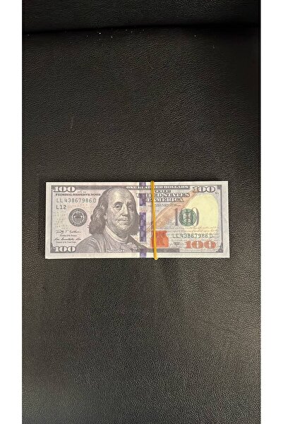 İRHANLAR Geçersiz Şaka Düğün Parası Sahte Para 100 Adet Oyun Parası 100 Dolar...