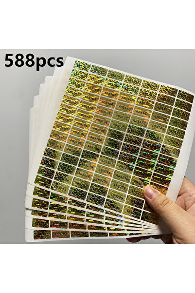 Choice Golden 588pcs 294pcs/588pcs Security Void Tamper Proof Hologram Sticke...
