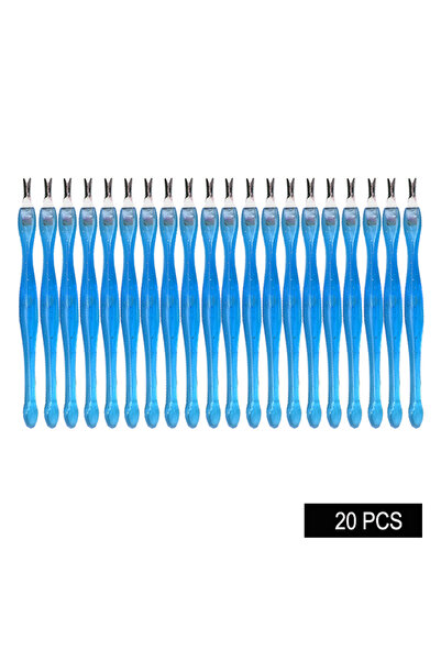 Choice10 20PCS-BLUE 5/10/20/50Pcs Dead Skin Remover Nail Art Fork Cuticle Rem...