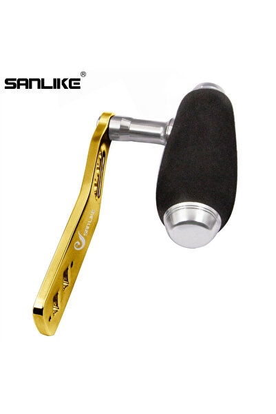 Choice Gold SANLIKE Aluminum Left-handed Fishing Reel Handle For Shimano &Dai...