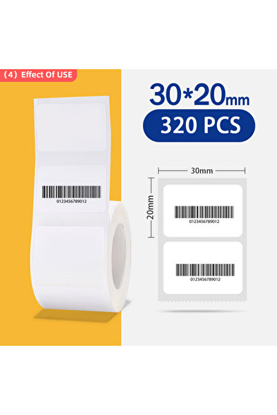 Choice6 4-3020 Niimbot Label For B1/B21/B3S Mini Printer Portable Thermal Lab...