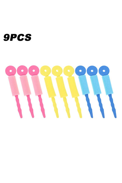 Choice 9pcs 3/6/9pcs Hair Care Foam Rollers Heatless Magic Sponge Soft No Hea...