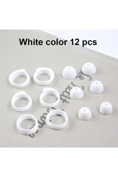 Choice White 12pcs Earphone Silicone Case For Samsung R170/R175 Galaxy Buds+ ...
