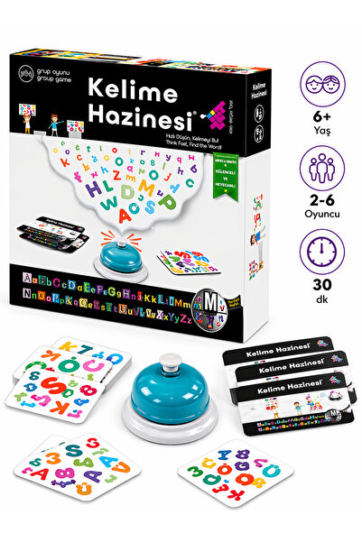 ZEKÜP Kelime Hazinesi Dikkat Zeka ve Akıl Oyunu 6+ Yaş 2-8 Oyuncu