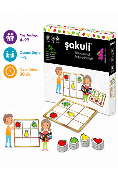 TÜZDER Şakuli̇ Intelligence and Mind Game 3+ Years 1+ Players