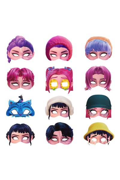 Choice 12PCS 12PCS/Set Fantasy Hunter Party Decoration Paper Glasses Masks Ph...