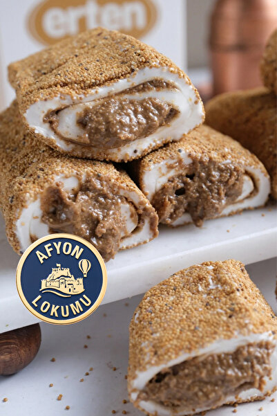 Erten Şekerleme Haşhaşlı Lokum 500 Gr AFYON LOKUMU