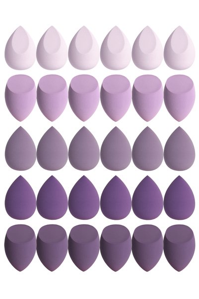 Choice 06 30 بيضات التجميل (إسفنجات المكياج) إسفنجة تجميل مختلطة، سائلة، كريم...