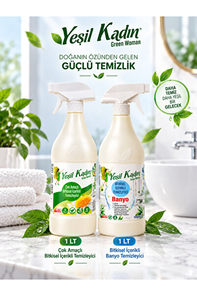 Bitkisel İçerikli Banyo&Çok Amaçlı temizleyici
