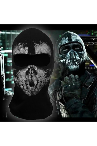 Choice One Size 14hao Mask Skull Ghost for Motorcycle Black Cosplay Costume G...