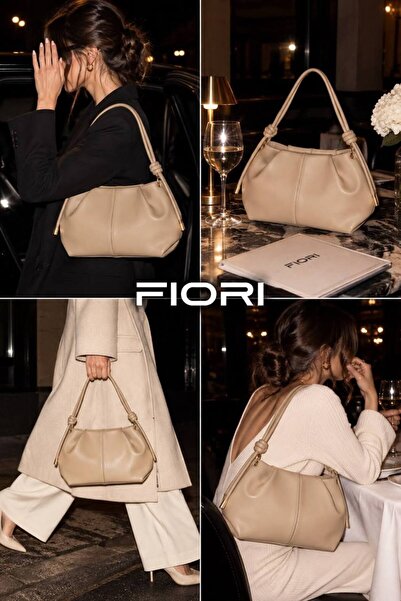 Fiori Kadın Suni Deri El Çantası Omuz Çantası