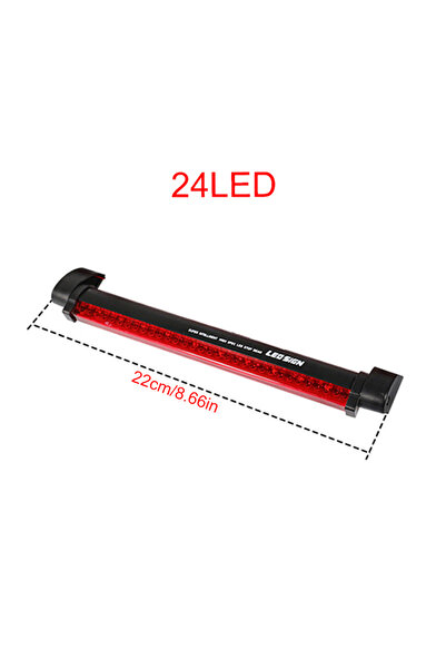 Choice 24LED DSYCAR 12V سيارة حمراء LED أضواء الفرامل الثالثة شريط إشارة وقوف...