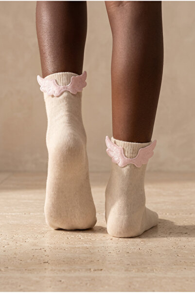 Katia&Bony Ecru Winged Children's Socks