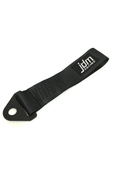 choice2 black towing High-Strength Nylon Tow Strap Universal JDM RACING Car T...