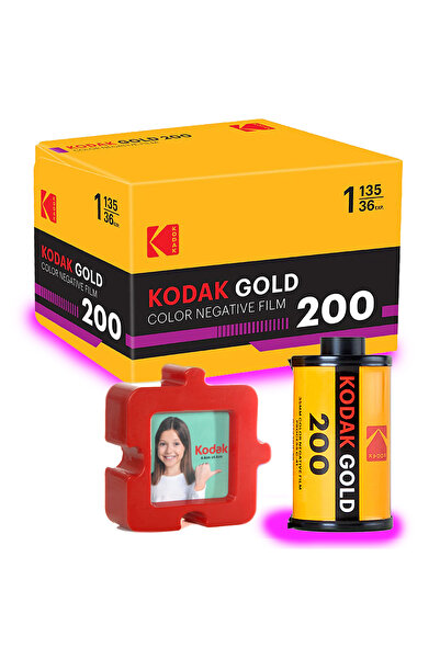 Kodak Renkli Negatif Analog Fotoğraf Filmi. Gold 200-36-35mm+ Çerçeve