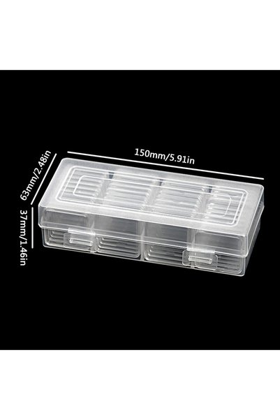 Choice SU20113361 40 Pcs Commemorative Coin Square Hard Plastic Capsules Holder