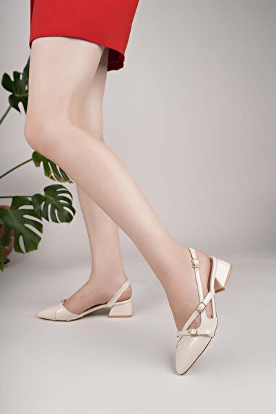 Nesil Shoes Γυναικεία σανδάλια Senyo 250 Ten λουστρίνι με αγκράφα