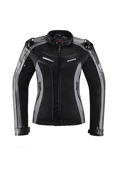 Scoyco Jk152W Gray Women's Motorcycle Jacket