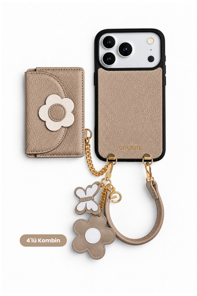 Cogure محفظة هيرا Flower MagSafe المتوافقة مع هاتف iPhone 18 Pro / 17 Pro، وس...