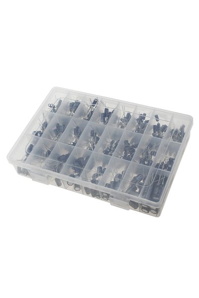 Choice 500 Pcs 24 Value 120/200/500Pcs 16V 25V 50V 0.1uF - 1000uF Aluminum El...