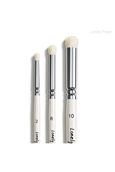 Choice6 3 White A Paint Brushes Set of Wooden Handles Brushes Professional fo...