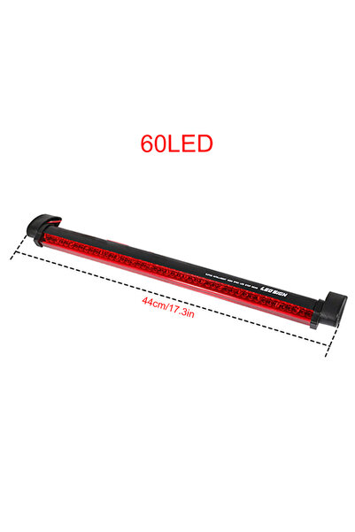 choice2 60LED DSYCAR 12V Red Car LED Third Brake Lights Bar Rear Parking Sign...