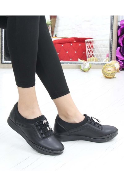 Nesil Shoes Sdf 702 Siyah Günlük Kadın Ayakkabı