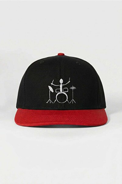 PataCute Drummer Doodle Snapback Hat