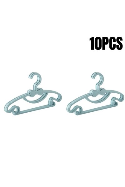 Choice5 Blue 10PCS 5-50Pcs Baby Hangers Plastic Kids Clothes Storage Hanger f...