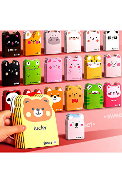 Choice 10PCS Notebook 10/20/40pcs Cartoon Cute Small Book Mini Pocket Noteboo...