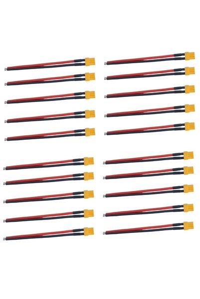 Choice 20 pcs female XT30 Male And Female Connector Plug Set with 16AWG Silic...
