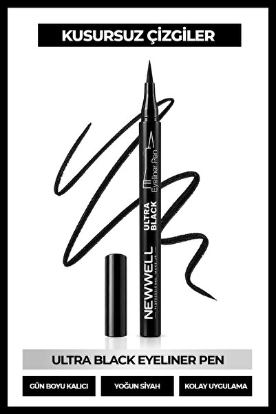 New Well Ultra Black Eyeliner Pen  8680097213327
