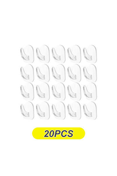 Choice 20 قطعة خطاف صغير غير قابل للكتابة لا يترك علامات لاصق قوي للاستخدام ا...