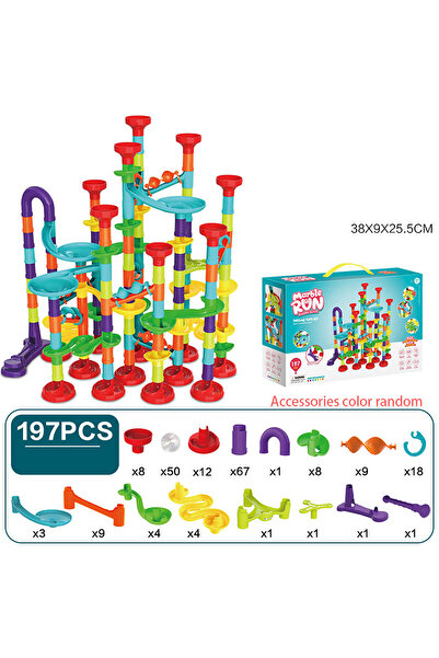 Choice6 197Pcs Children'S Diy Montessori Toy Puzzle Track Block Children'S Bu...