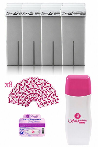 Smoothly 4 Lü Silver Kartuş Roll-on Sir Ağda+kartuş Isıtıcı+tüy Etkili Losyon...