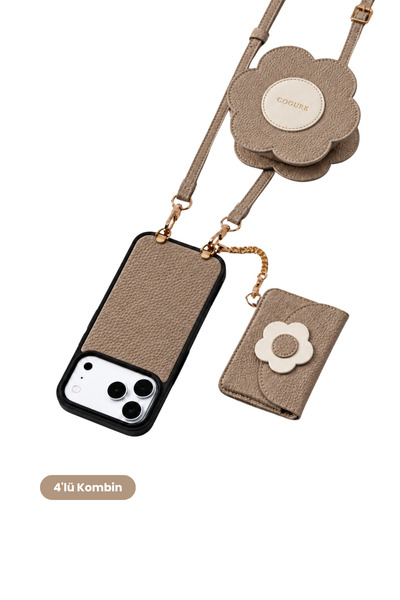 Cogure محفظة هيرا Flower MagSafe المتوافقة مع هاتف iPhone 18 Pro / 17 Pro، حق...