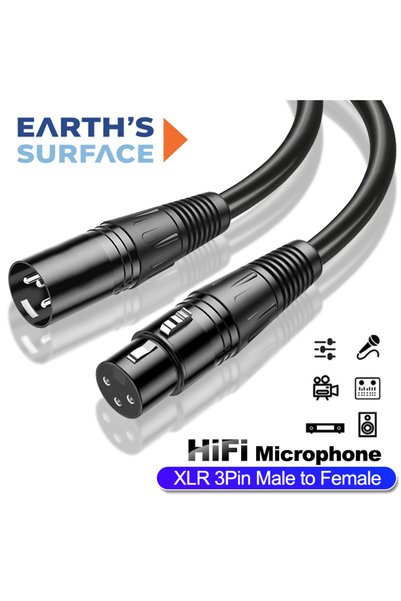 Choice3 كابل صوت XLR هاي فاي بطول 3 أمتار، ثلاثي الأطراف، كابل تمديد ميكروفون...