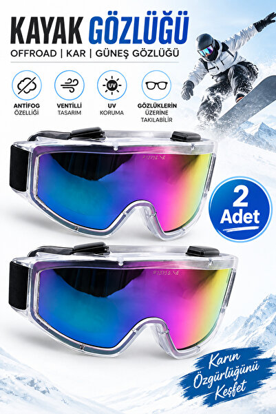 NUBLADO Ski Goggles Offroad Antifog Ventilated Protected Sun Snow Glasses Rai...