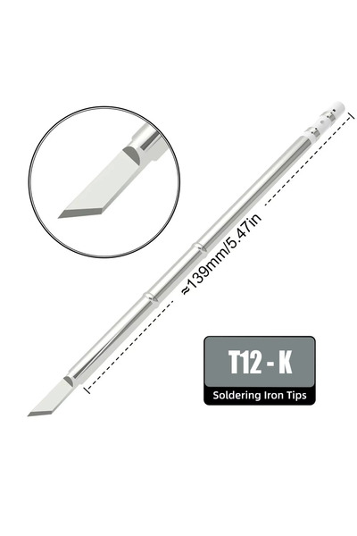 Choice1 T12-K T12 Series Soldering Iron Replacement Tips, Weller Soldering St...