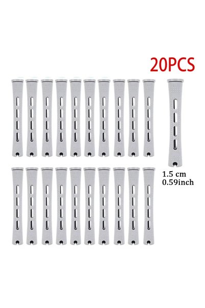 Choice4 M402 20PCS GRAY Rods Irons Plastic Cold 5 Sizes Of Curling 20 Pieces ...