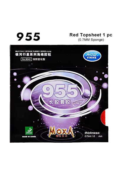 Choice Red 0.7mm YINHE 955 Table Tennis Rubber Long Pimples Anti-spin Ping Po...