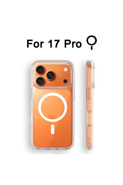 Choice For 17 Pro Q Official Acrylic Wireless Magnetic Clear Case For Iphone ...