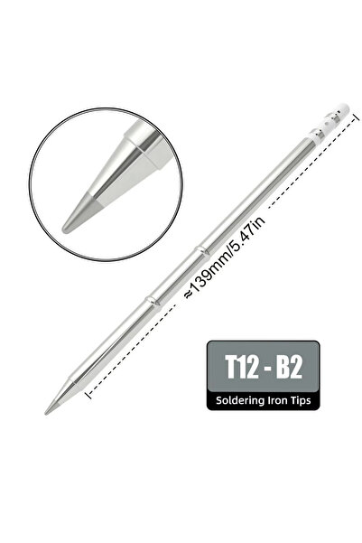 Choice9 T12-B2 T12 Series Soldering Iron Replacement Tips, Weller Soldering S...