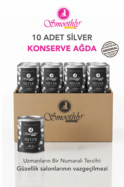 Smoothly Silver Konserve Gümüş Konserve 800 G. 10 Adet - Profesyonel Konserve...