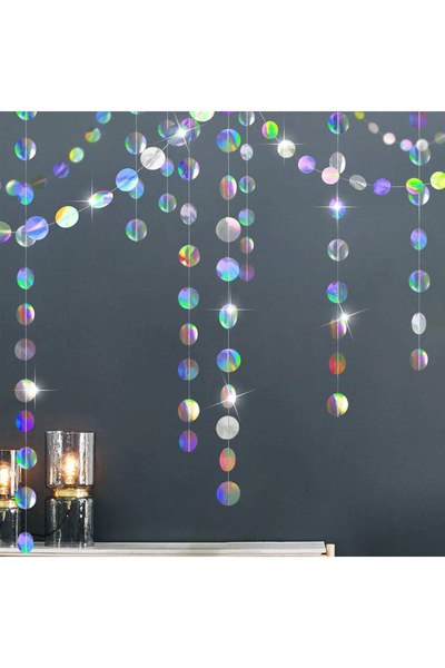Choice M Silver 3M RamadanHolographic Circle Shiny Ocean Bubble Iridescent Ci...