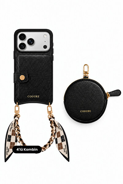 Cogure Hera iPhone 18 Pro Max / 17 Pro Max Uyumlu Mini & MagSafe Cüzdan, Fula...