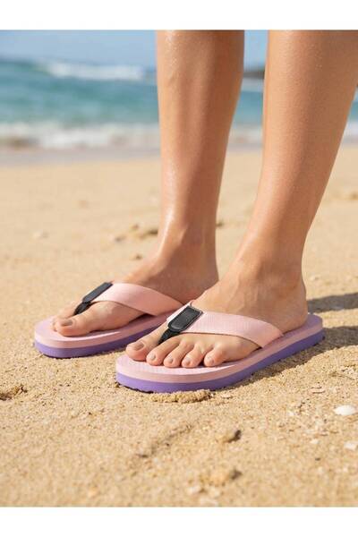 E evalupe Perla Women's Fabric Basic Comfortable Flip Flops Does Not Hurt Pool Beach Slippers Flip Flops